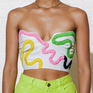 Mara Hoffman Halona Crop Top NWT